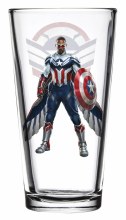 Toon Tumblers Falcon/Winter Soldier Falcon Pint Glass (C: 1-