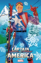 Captain America #4 Greg Land Ski Chalet Var