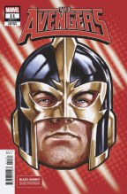 Avengers #11 Mark Brooks Headshot Var
