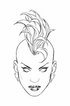 X-Men Forever #1 50 Copy IncvBrooks Headshot Sketch Vir Var