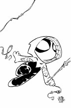 Spider-Gwen the Ghost-Spider #3 50 Copy Incv Sketch Vir Var