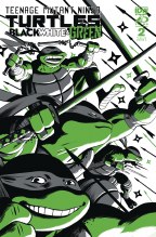 Tmnt Black White & Green #2 Cvr A Rodriguez