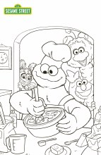 Sesame Street #3 Cvr C Coloring Book Sketch