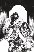 Conan Barbarian #17 Foc Torre B&W Virgin (Mr)