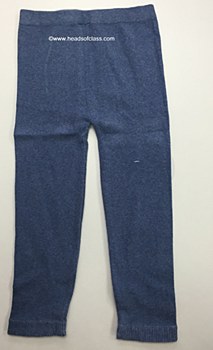 Butt-1370 Leg Htr Blue 18-24m