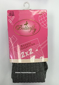 Butterfly School Collection Cotton Ribbed Tights 1175