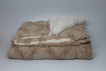 Fur Cozy Blanket - Camel