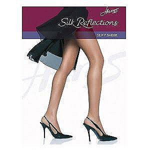 Hanes Silk Reflection Control Top Sandle Foot Pantyhose # 717