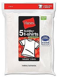 Hanes Toddler Boys T-Shirts 5 Pack #TB2145