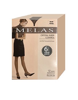 Melas Crytal Sheer 6 Pair