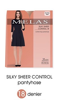 Melas Silky Sheer Control Top 18 denier
