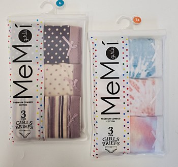 Memoi Girls Print Briefs-14--