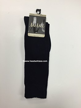 Memoi Basic Cotton Knee Socks  # MK-5056