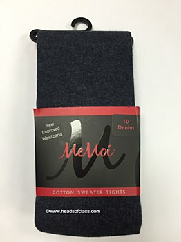 Memoi Cotton Solid Tights # MK-301