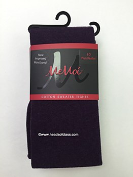 Memoi Cotton Solid Tights # MK-301