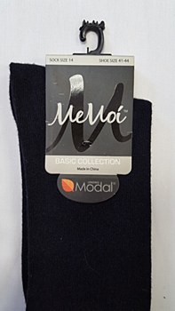 Memoi Model Cotton Basic Knee Socks # MK-5057