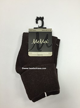 Memoi Basic Triple Roll Socks # MK-5058