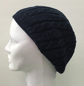 Revaz Cotton Knit Snood With Lurex
