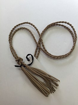 Rope Tassel Belt - Beige