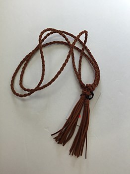 Rope Tassel Belt - Coffee