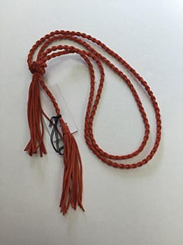Rope Tassel Belt - Orange