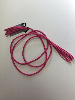 Rope Tassel Belt - Pink