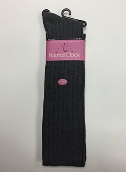 Round the Clock Ribbed Cotton Thigh Hi # c10760