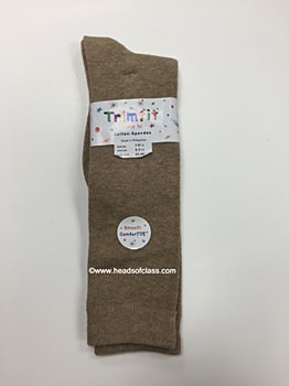 Trimfit Solid Cotton Spandex Knee Sock # 01455