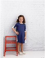 Girls Navy Sport Dress-7--