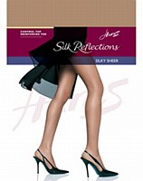 Hanes Silk Reflection Control top Reinforced Toe Pantyhose # 718