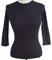 Kiki Riki Cotton 3/4 Sleeve Shell # 13278