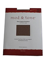 Mod & Tone Sheer Support Pantyhose 30 Denier # 3020