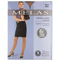 Melas Crystal Sheer Shaper 6 Pack