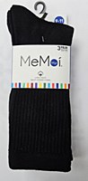 Memoi 3Pk Boys Ribbed Crew Spo