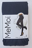 Memoi Pima Cotton-Black-L/XL-