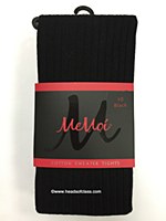 Memoi Cotton Ribbed Tights # MK-302