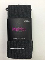 Memoi Cotton Sweater Ribbed Tights