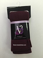 Violet Solid Cotton Tights # 202