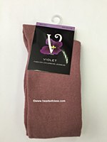 Violet Basic Solid Knee Socks