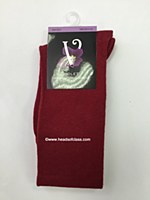 Violet Basic Solid Knee Socks