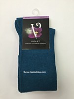 Violet Basic Solid Knee Socks