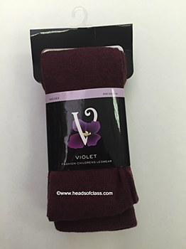 Violet Solid Cotton Tights # 202