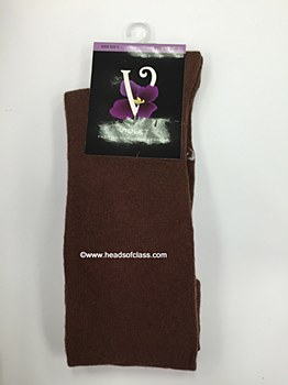 Violet Basic Solid Knee Socks