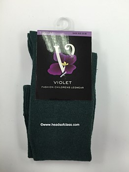 Violet Basic Solid Knee Socks