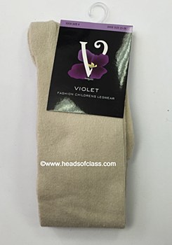 Violet Basic Solid Knee Socks