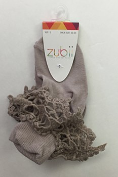 Zubii Ankle Sock with Ruffle
