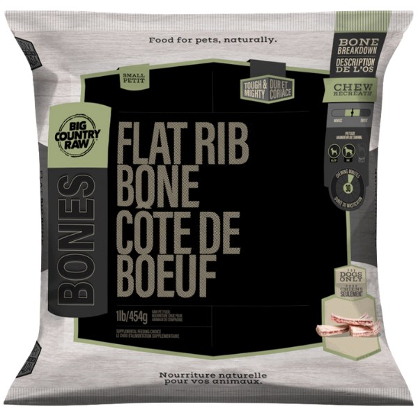 Flat Rib Bone, Small 1lb