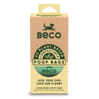 Home Compostable Poop Bags | Unscented, Pack of 60 Bags