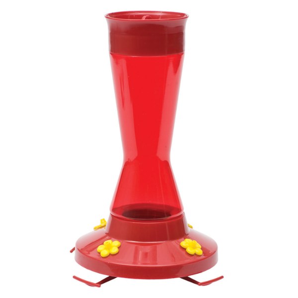 Red Plastic Feeder 10oz