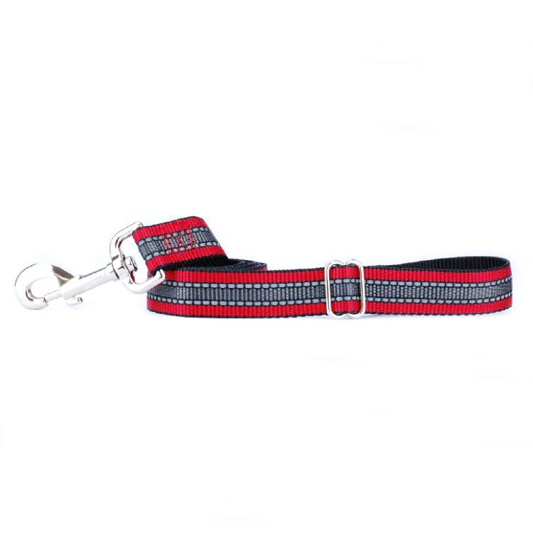 Nylon Leash Reflective Red, 5/8" x 6'